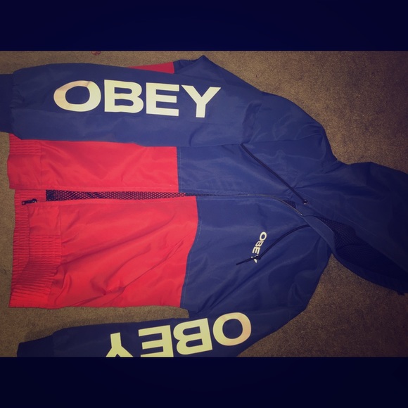 Obey Jackets & Blazers - Obey Waterproof Jacket